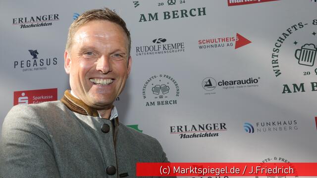 Jörg Volleth, Erlangens Bürgermeister für Sport, Gesundheit, und Brand- und Katastrophenschutz. | Foto: Marktspiegel.de / J. Friedrich