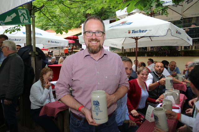 Erlangens OB Dr. Florian Janik auf "seinem Berch". | Foto: Marktspiegel.de / J. Friedrich