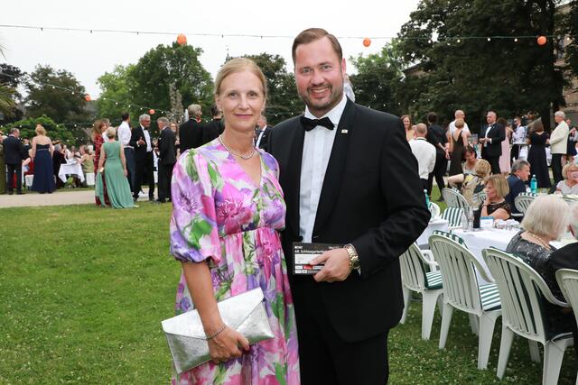 CSU-MdL Jochen Kohler mit CSU-Bezirksrätin Jenny Baier.  | Foto: Jürgen Friedrich/Udo Dreier/Verena Dreier