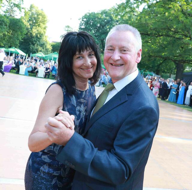 Fürths Oberbürgermeister Dr. Thomas Jung mit Ehefrau Heike.