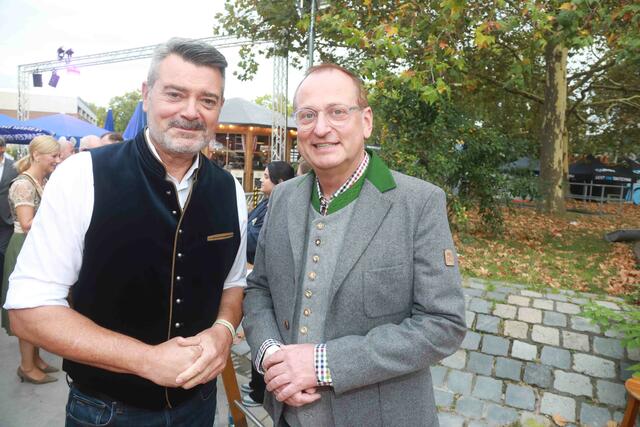 Die Lustigen: Marcel Gasde (li.) und Volker Heißmann (beide Comödie Fürth). | Foto: Udo Dreier