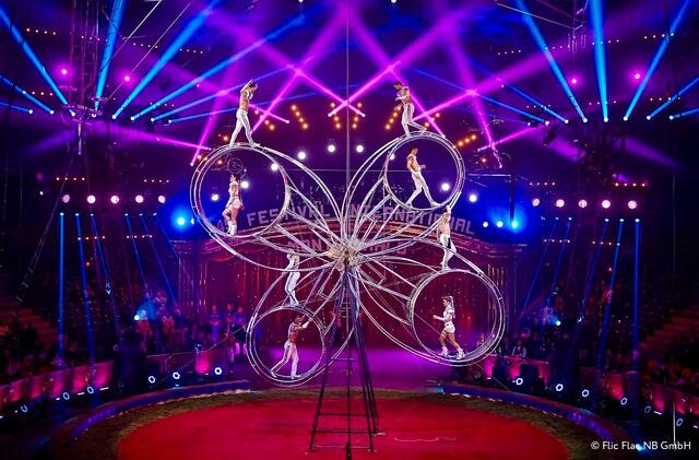 Nicht zu toppen: Gleich mit einem doppelten Todesrad kommt die „Danguir Troup“ nach Nürnberg! | Foto: Flic Flac NB GmbH