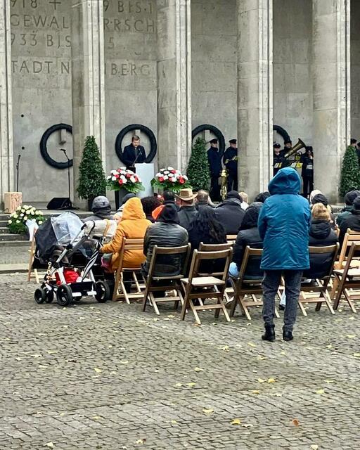 Volkstrauertrag im Luitpoldhain.  | Foto: Stadt Nürnberg
