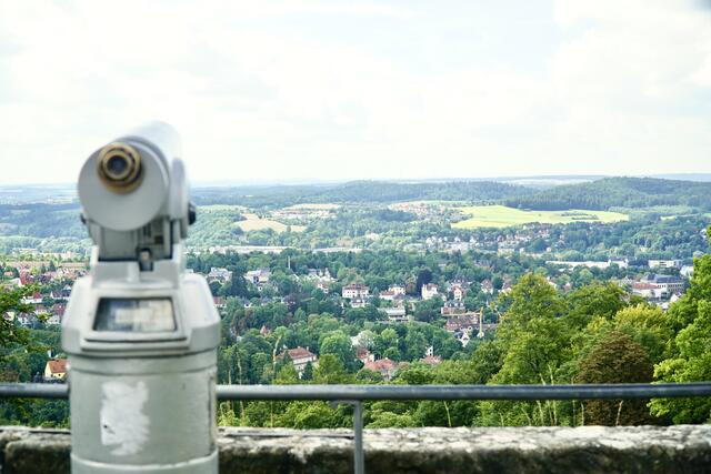 Blick übers Land von der Veste Coburg aus.  | Foto: Nicole Fuchsbauer