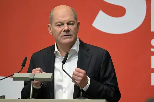 Olaf Scholz will mit dem SPD-Wahlprogramm punkten. | Foto: Michael Bahlo/dpa (Archivfoto)
