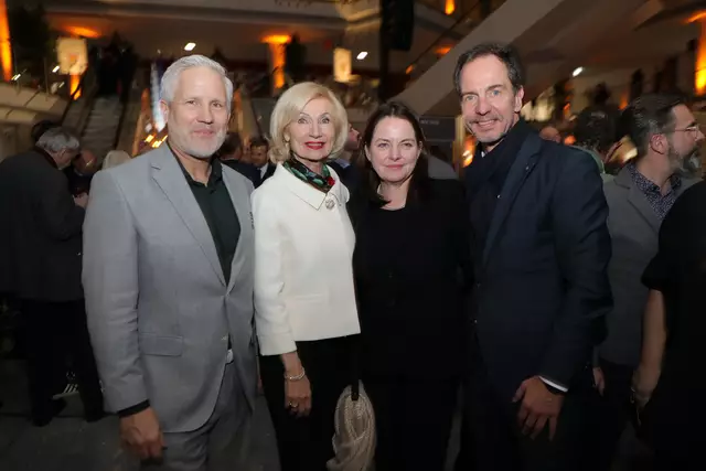Kältetechnik-Unternehmer Michael Lorz, Prof. Dr. Julia Lehner, Mittelfrankens Regierungspräsidentin Dr. Kerstin Engelhardt-Blum und Intendant Prof. Lucius Hemmer (v.li.). | Foto: Jürgen Friedrich