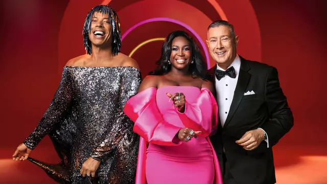 Jorge González (l.), Motsi Mabuse, Joachim Llambi. | Foto: RTL / Robert Grischek