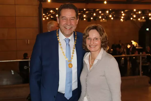 Fürths 2. Bürgermeister Markus Braun mit seiner Gattin Barbara | Foto: tom