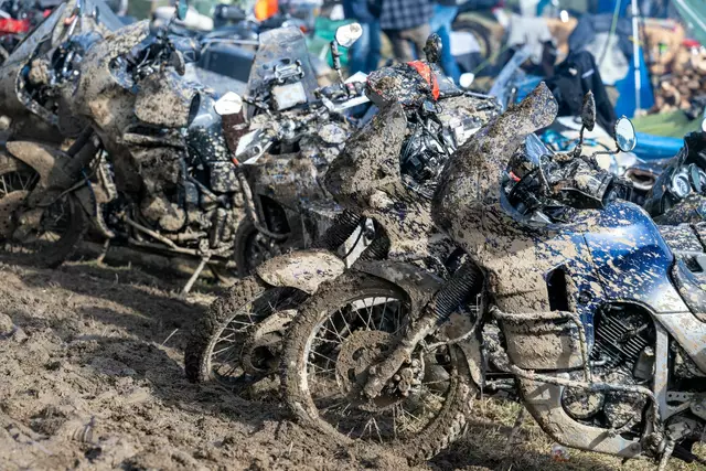 Das Elefantentreffen ist ein Spektakel für Biker und Schaulustige | Foto: Armin Weigel/dpa