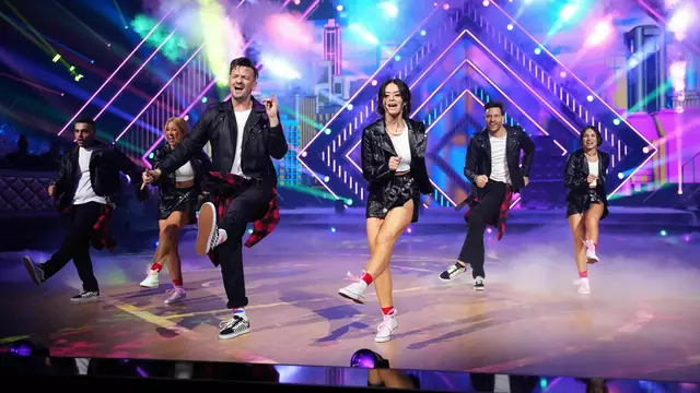 Gruppentanz Jive. | Foto: RTL / Stefan Gregorowius