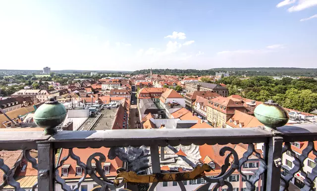 Ausblick von der Hugenottenkirche. | Foto: © ETM/Arne Seebeck