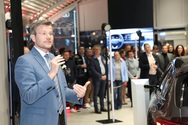 Nürnbergs OB Marcus König bei seiner Ansprache. | Foto: Jürgen Friedrich