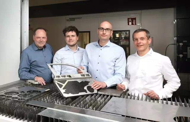 Der neu gewählte Vorstand (v.l.n.r.): Dr.-Ing. Stephan Roth, Dr.-Ing. Sebastian-Paul Kopp, Prof. Dr.-Ing. Thomas Frick und Frank Brunnecker. | Foto: oh