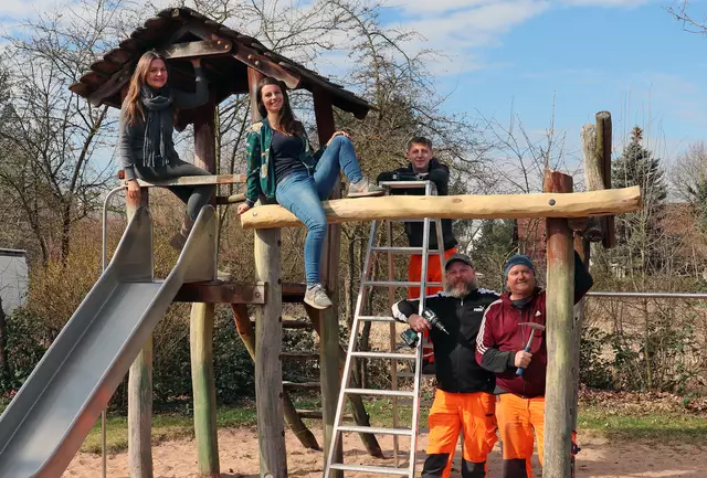 Nachhaltiger geht’s kaum: Oberasbacher Akazienholz für Spielplätze &amp; Co.
 | Foto: Stadt Oberasbach