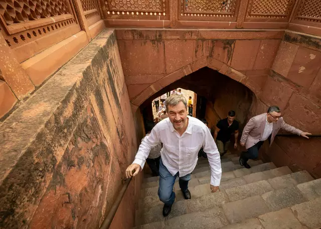Es geht wieder aufwärts: Markus Söder hat nach seinem Magen-Darm-Infekt das schlimmste überstanden. | Foto: Peter Kneffel/dpa