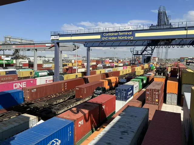 KV-Terminal im bayernhafen Nürnberg  | Foto: bayernhafen/Elke Wechsler