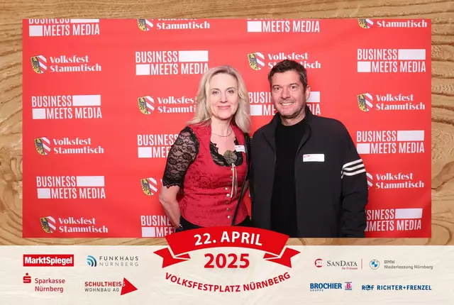 Foto: Jürgen Friedrich. Alle Bilder vom fünften "Business meets Media" in der Metropolregion, diesmal bei "Gigerlas" Lössel auf dem Nürnberger Frühlingsvolksfest.