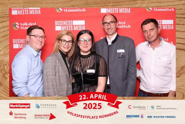 Foto: Jürgen Friedrich. Alle Bilder vom fünften "Business meets Media" in der Metropolregion, diesmal bei "Gigerlas" Lössel auf dem Nürnberger Frühlingsvolksfest.