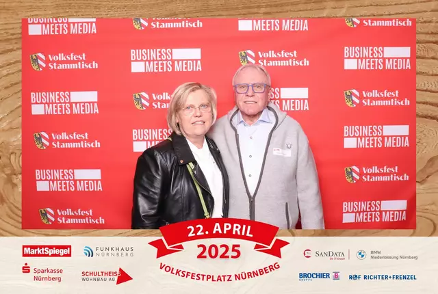 Foto: Jürgen Friedrich. Alle Bilder vom fünften "Business meets Media" in der Metropolregion, diesmal bei "Gigerlas" Lössel auf dem Nürnberger Frühlingsvolksfest.