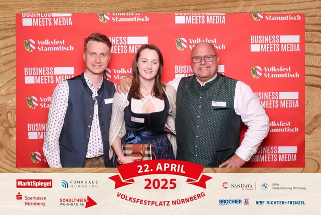 Foto: Jürgen Friedrich. Alle Bilder vom fünften "Business meets Media" in der Metropolregion, diesmal bei "Gigerlas" Lössel auf dem Nürnberger Frühlingsvolksfest.