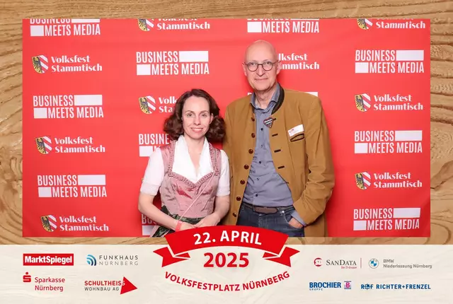 Foto: Jürgen Friedrich. Alle Bilder vom fünften "Business meets Media" in der Metropolregion, diesmal bei "Gigerlas" Lössel auf dem Nürnberger Frühlingsvolksfest.