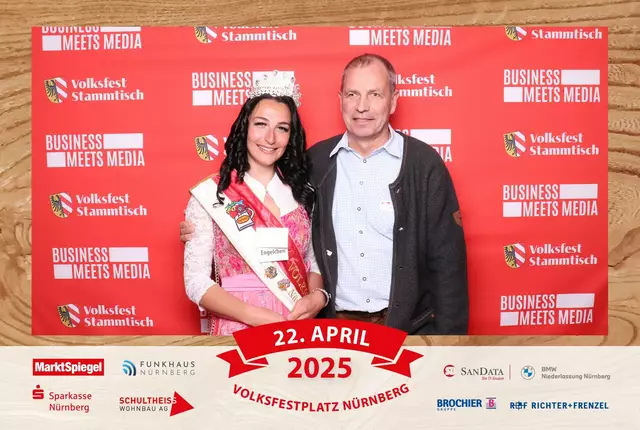 Foto: Jürgen Friedrich. Alle Bilder vom fünften "Business meets Media" in der Metropolregion, diesmal bei "Gigerlas" Lössel auf dem Nürnberger Frühlingsvolksfest.