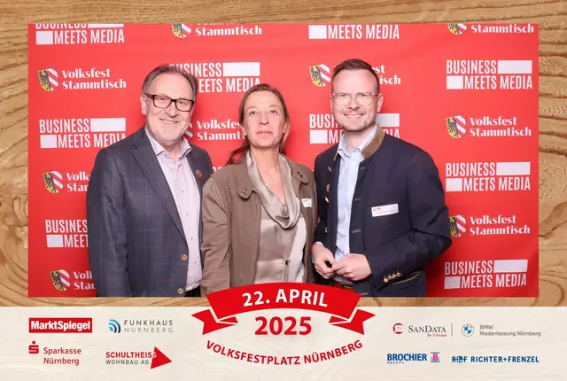 Foto: Jürgen Friedrich. Alle Bilder vom fünften "Business meets Media" in der Metropolregion, diesmal bei "Gigerlas" Lössel auf dem Nürnberger Frühlingsvolksfest.