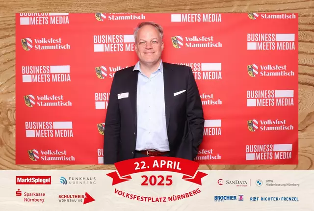 Foto: Jürgen Friedrich. Alle Bilder vom fünften "Business meets Media" in der Metropolregion, diesmal bei "Gigerlas" Lössel auf dem Nürnberger Frühlingsvolksfest.