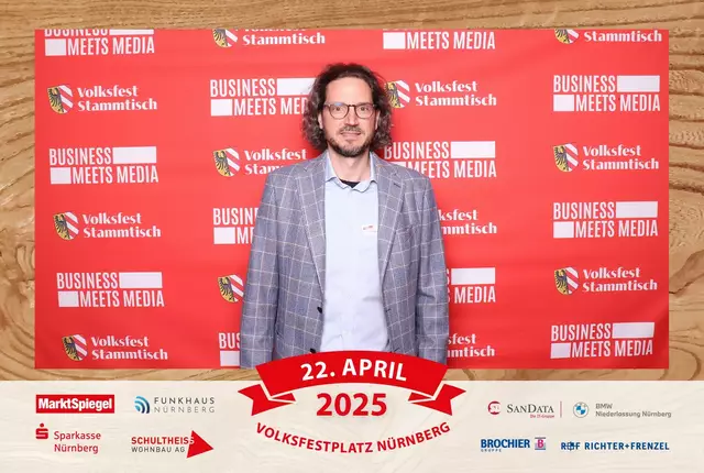 Foto: Jürgen Friedrich. Alle Bilder vom fünften "Business meets Media" in der Metropolregion, diesmal bei "Gigerlas" Lössel auf dem Nürnberger Frühlingsvolksfest.