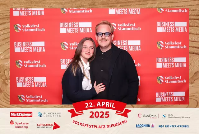 Foto: Jürgen Friedrich. Alle Bilder vom fünften "Business meets Media" in der Metropolregion, diesmal bei "Gigerlas" Lössel auf dem Nürnberger Frühlingsvolksfest.