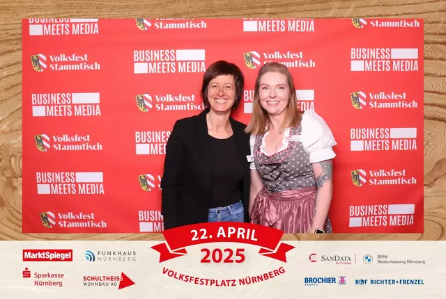 Foto: Jürgen Friedrich. Alle Bilder vom fünften "Business meets Media" in der Metropolregion, diesmal bei "Gigerlas" Lössel auf dem Nürnberger Frühlingsvolksfest.