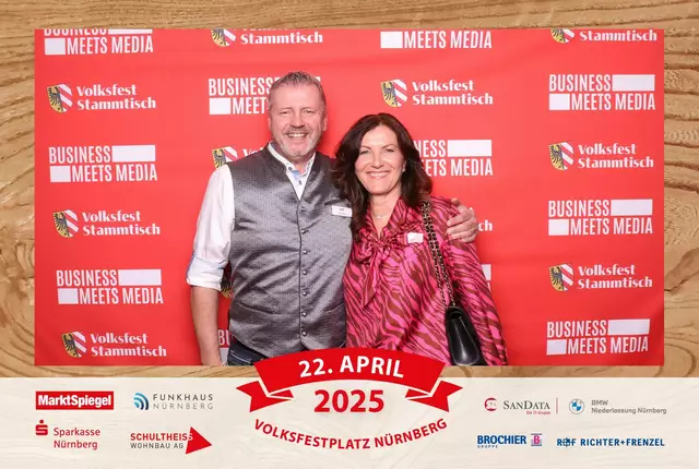 Foto: Jürgen Friedrich. Alle Bilder vom fünften "Business meets Media" in der Metropolregion, diesmal bei "Gigerlas" Lössel auf dem Nürnberger Frühlingsvolksfest.