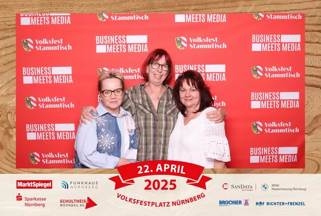 Foto: Jürgen Friedrich. Alle Bilder vom fünften "Business meets Media" in der Metropolregion, diesmal bei "Gigerlas" Lössel auf dem Nürnberger Frühlingsvolksfest.