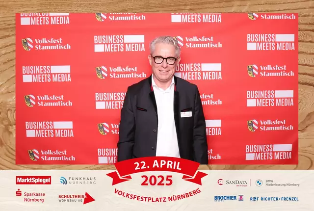 Foto: Jürgen Friedrich. Alle Bilder vom fünften "Business meets Media" in der Metropolregion, diesmal bei "Gigerlas" Lössel auf dem Nürnberger Frühlingsvolksfest.