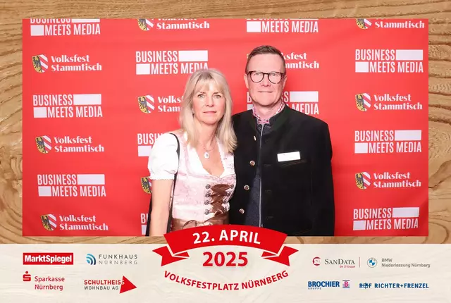 Foto: Jürgen Friedrich. Alle Bilder vom fünften "Business meets Media" in der Metropolregion, diesmal bei "Gigerlas" Lössel auf dem Nürnberger Frühlingsvolksfest.