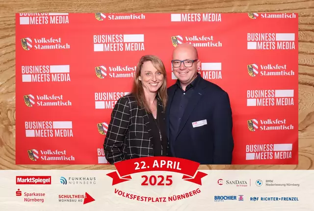 Foto: Jürgen Friedrich. Alle Bilder vom fünften "Business meets Media" in der Metropolregion, diesmal bei "Gigerlas" Lössel auf dem Nürnberger Frühlingsvolksfest.