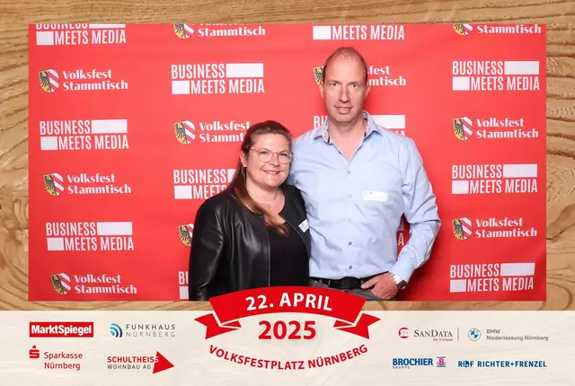 Foto: Jürgen Friedrich. Alle Bilder vom fünften "Business meets Media" in der Metropolregion, diesmal bei "Gigerlas" Lössel auf dem Nürnberger Frühlingsvolksfest.