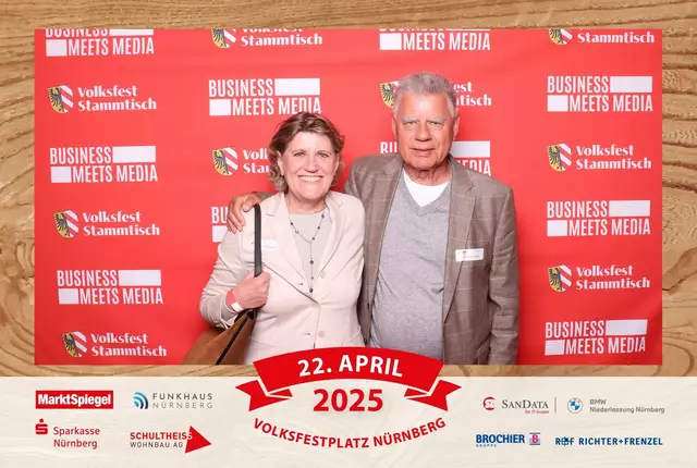 Foto: Jürgen Friedrich. Alle Bilder vom fünften "Business meets Media" in der Metropolregion, diesmal bei "Gigerlas" Lössel auf dem Nürnberger Frühlingsvolksfest.