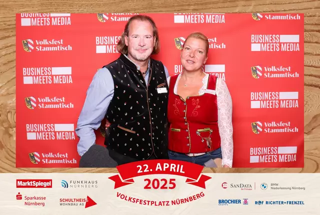 Foto: Jürgen Friedrich. Alle Bilder vom fünften "Business meets Media" in der Metropolregion, diesmal bei "Gigerlas" Lössel auf dem Nürnberger Frühlingsvolksfest.