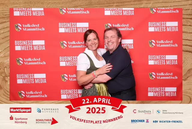 Foto: Jürgen Friedrich. Alle Bilder vom fünften "Business meets Media" in der Metropolregion, diesmal bei "Gigerlas" Lössel auf dem Nürnberger Frühlingsvolksfest.
