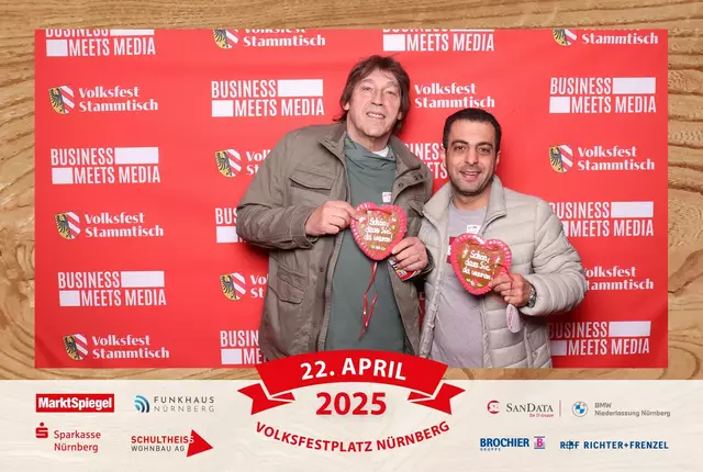 Foto: Jürgen Friedrich. Alle Bilder vom fünften "Business meets Media" in der Metropolregion, diesmal bei "Gigerlas" Lössel auf dem Nürnberger Frühlingsvolksfest.