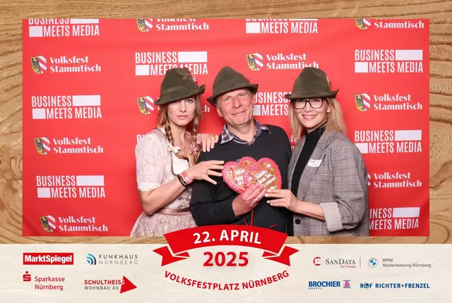 Foto: Jürgen Friedrich. Alle Bilder vom fünften "Business meets Media" in der Metropolregion, diesmal bei "Gigerlas" Lössel auf dem Nürnberger Frühlingsvolksfest.