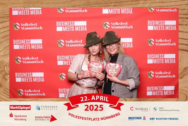 Foto: Jürgen Friedrich. Alle Bilder vom fünften "Business meets Media" in der Metropolregion, diesmal bei "Gigerlas" Lössel auf dem Nürnberger Frühlingsvolksfest.