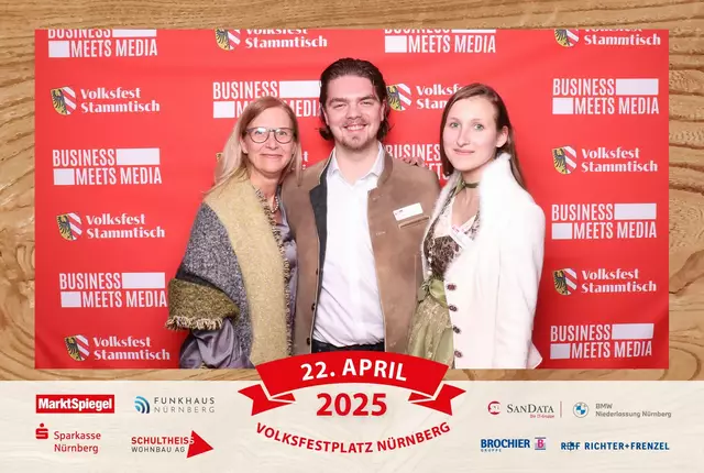 Foto: Jürgen Friedrich. Alle Bilder vom fünften "Business meets Media" in der Metropolregion, diesmal bei "Gigerlas" Lössel auf dem Nürnberger Frühlingsvolksfest.