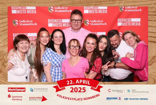 Foto: Jürgen Friedrich. Alle Bilder vom fünften "Business meets Media" in der Metropolregion, diesmal bei "Gigerlas" Lössel auf dem Nürnberger Frühlingsvolksfest.