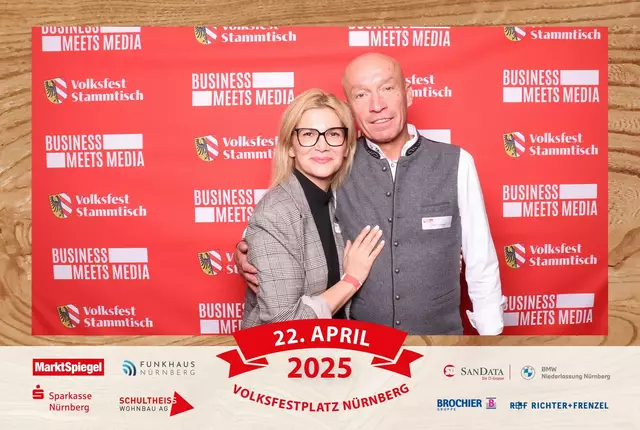 Foto: Jürgen Friedrich. Alle Bilder vom fünften "Business meets Media" in der Metropolregion, diesmal bei "Gigerlas" Lössel auf dem Nürnberger Frühlingsvolksfest.