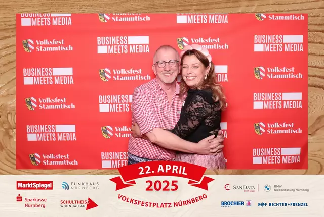 Foto: Jürgen Friedrich. Alle Bilder vom fünften "Business meets Media" in der Metropolregion, diesmal bei "Gigerlas" Lössel auf dem Nürnberger Frühlingsvolksfest.