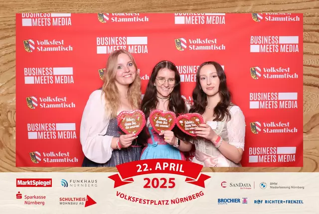 Foto: Jürgen Friedrich. Alle Bilder vom fünften "Business meets Media" in der Metropolregion, diesmal bei "Gigerlas" Lössel auf dem Nürnberger Frühlingsvolksfest.