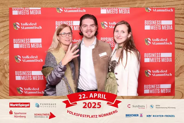 Foto: Jürgen Friedrich. Alle Bilder vom fünften "Business meets Media" in der Metropolregion, diesmal bei "Gigerlas" Lössel auf dem Nürnberger Frühlingsvolksfest.