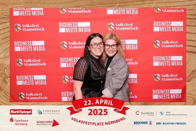 Foto: Jürgen Friedrich. Alle Bilder vom fünften "Business meets Media" in der Metropolregion, diesmal bei "Gigerlas" Lössel auf dem Nürnberger Frühlingsvolksfest.